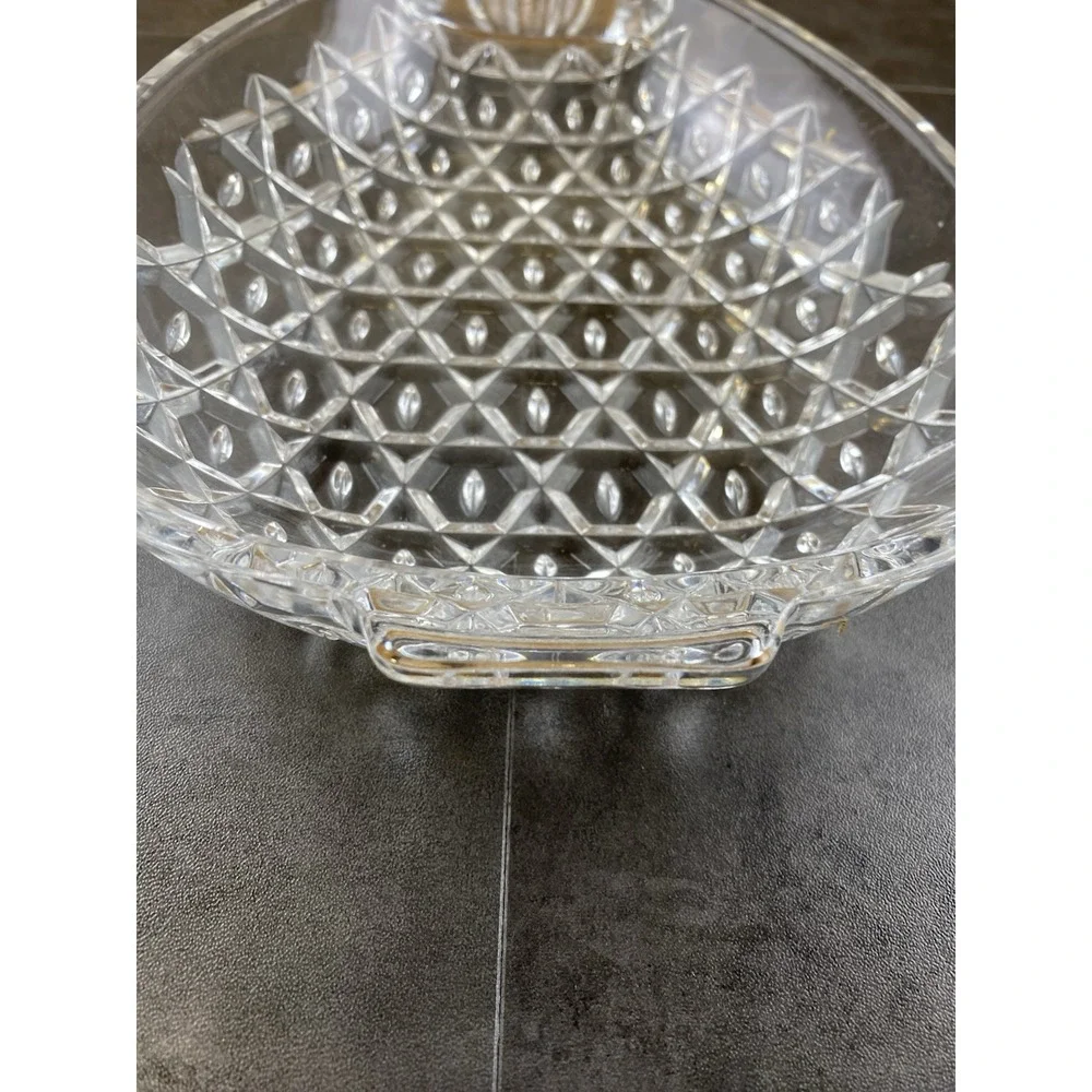 Shannon Crystal by Godinger Pineapple Serving Dish-New without Box
